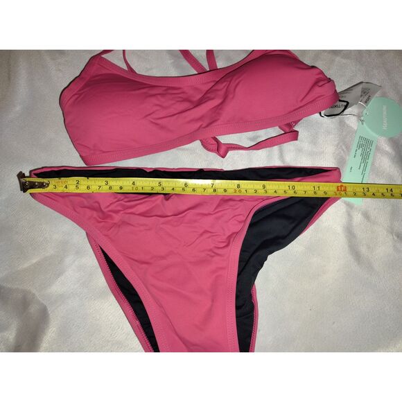 NWT Beautikini Swimwear for Teens Menstrual Leakproof Bikini Size XXS Pink - Picture 8 of 8